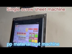 विद्युत गर्म पानी ठंडा निरंतर प्लास्टिक extruder मशीन