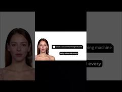 छोटे प्लास्टिक बनाने की मशीनें डेस्कटॉप वैक्यूम बनाने की मशीन