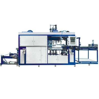 लंच बॉक्स वैक्यूम फोर्मिंग मशीन 100m3/h प्रवाह दर 0-300°C तापमान 1220*710mm अधिकतम फोर्मिंग क्षेत्र