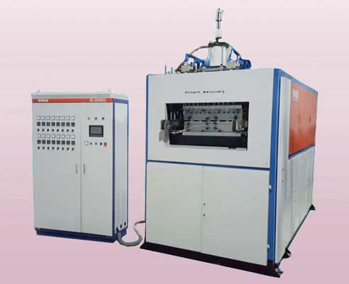 अपघटनीय प्लास्टिक थर्मोफॉर्मिंग मशीन अधिकतम ढालना गहराई 180mm