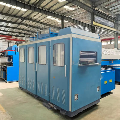 उच्च दक्षता उच्च आउटपुट प्लास्टिक कप बनाने की मशीन 7.5KW हीटिंग सिस्टम और पीएलसी नियंत्रण के साथ