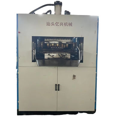 पी.एल.सी. नियंत्रण 730*420 प्लास्टिक थर्मोफॉर्मिंग मशीन एक बार में इस्तेमाल होने वाले उत्पादों के लिए 380V पर