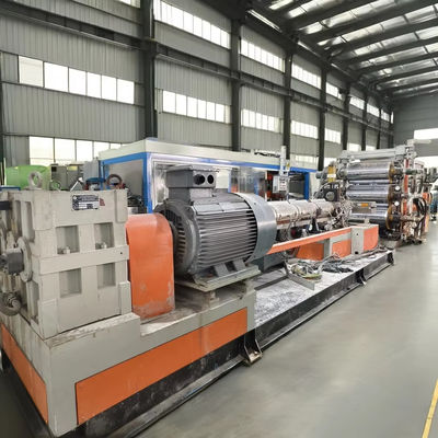 प्रयुक्त प्लास्टिक extruder मशीनें उच्च उत्पादन दक्षता और अच्छी स्थिरता प्लास्टिक फिल्म मशीन पीपी प्लास्टिक शीट extruder