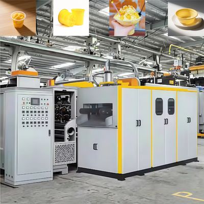 आसान संचालन वाली डिस्पोजेबल प्लास्टिक कप बनाने की मशीन